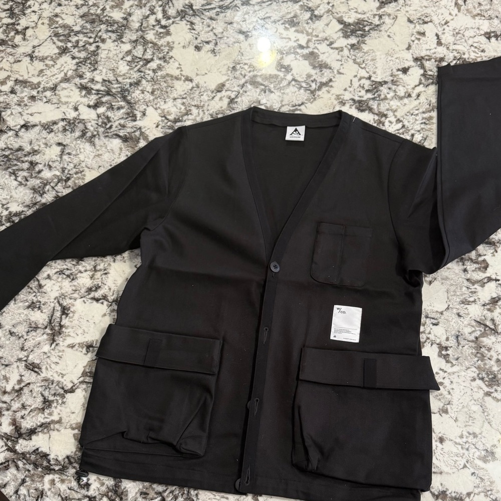 Wasted collective Mens Black Vest Jacket